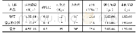 表3 暴雨状态下岩土体各项物理力学的参数取值