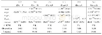 表5 持续性特征检验：最低工资标准与科技创新：倒逼还是抑制