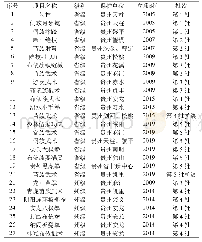 表1 贵州市州级及以上武术非物质文化遗产项目名录表