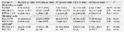 《Table 1 Traits associated with fine roots and arbuscular mycorrhizal (AM) fungi of S.purpurea and A