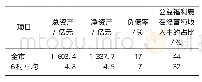 表2 2017年H市及6村资产负债