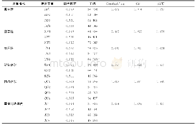 表3 变量的信度和聚合效度检验