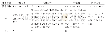 表1 基于人口规模的城市等级划分