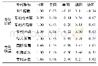 表8 主要竞争国专利组合指标值Portfolio Index Values of Major Competing Countries