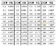 表4 各指标层指标权重赋值