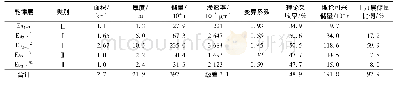 表2 Es2-1层系小层参数