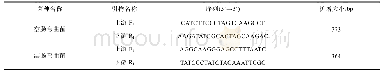 表1 引物序列：动物源弯曲菌分离纯化鉴定方法优化