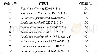 表1 DGGE指纹图谱中条带比对结果