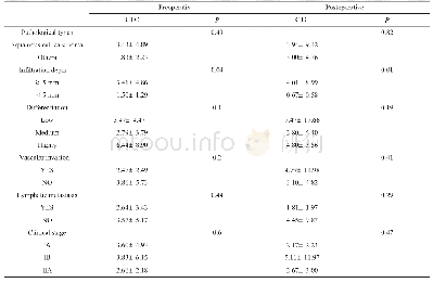 《表2 CTC水平与临床病理特征的关系》