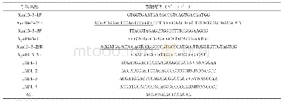 《表1 侧翼序列扩增用引物》