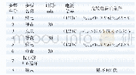 表1 充放电过程步骤及参数