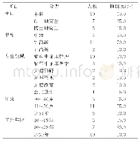 表1 函询专家一般资料(n=20)