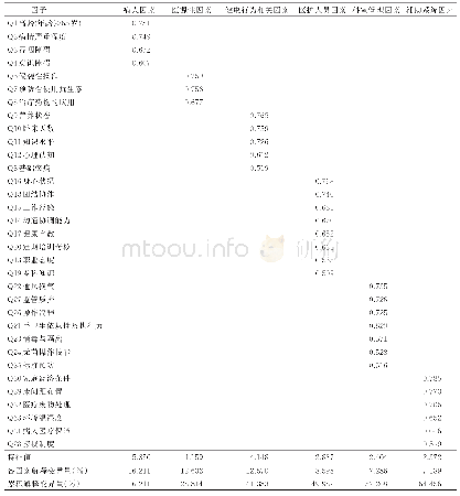 表4 云平台负载值：脑卒中相关性肺炎护理风险评价问卷的编制及信效度检验