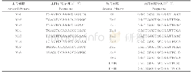 表3 SRAP引物序列：利用SRAP分子标记研究山西省野生山丹的遗传多样性