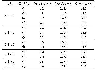 《表4 不同品质及掺量粉煤灰混凝土裂缝数据测试结果》