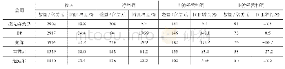 《表2 2018年国际大石油公司财务数据》