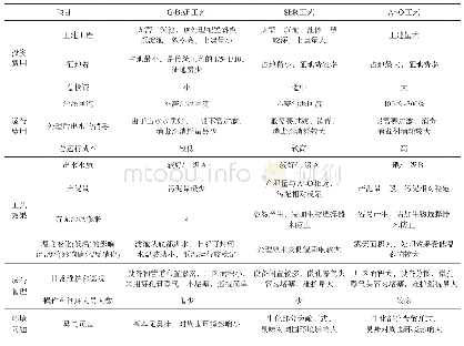 《表2 污水处理工艺比对情况》