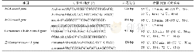 《表1 AOA,AOB,Comammox Clade A和总Comammox的amo A基因引物序列及其扩增条件》