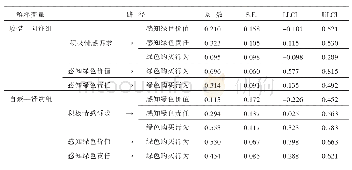 表4 积极情感诉求对绿色购买行为模型的路径系数