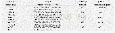 《表1 PCR扩增所需引物》