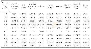 表2 2017年甘青川滇藏区物流产业指标标准化后的数据矩阵