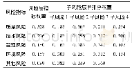 《表3 各个指标计算权重(层次分析法)》