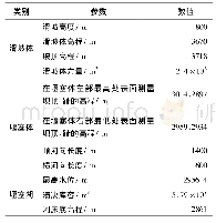 《表1“11.03”白格堰塞湖基本概况》