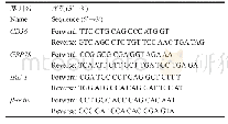 《表1 qRT-PCR引物序列》