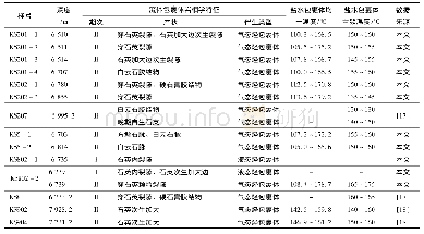 《表1 克深大气田白垩系巴什基奇克组储层流体包裹体岩相学与均一温度分布特征》