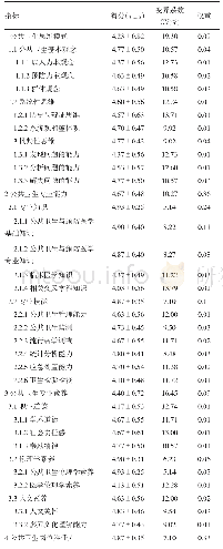 表1 公共卫生硕士核心能力评价指标体系