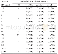 表4 62株屎肠球菌gyr A和par C基因突变特征
