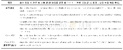 《表9 译文示例Tab.9 Example of translation》