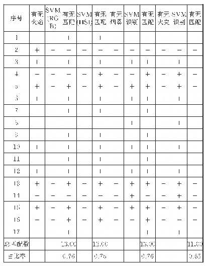 表2 基于线性核的随机测试