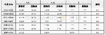 《表3 模型参数检验值：学校管理团队信息化领导力的内在作用机制》