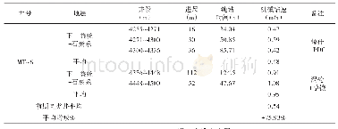 《表4 涡轮工具+孕镶钻头提速对比表》