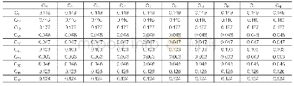 表6 极限超矩阵M：基于DEMATEL和ANP的航班延误下机场风险评估