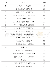 表2 中国汽车底盘轻量化专利前20位专利权人排名