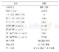 《表1 汽轮机主要技术参数》