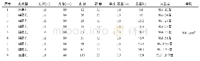 表2 竖井爆破参数一览表