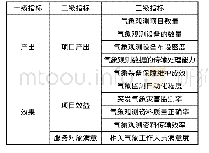 《表3 综合气象观测类指标》