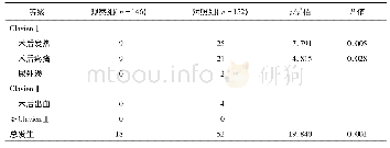 表4 2组患者并发症比较(例)