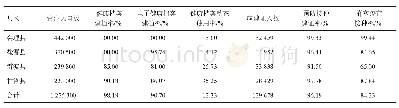 《表1 常规基本公共卫生服务项目绩效指标完成情况》