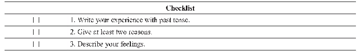 表1：八年级下册Unit 2限时写作要求清单