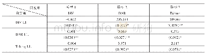 表4 模型的GMM估计结果