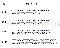 表1 探针序列：氧化石墨烯介导多功能G-四链体发夹探针用于转录因子的高灵敏检测