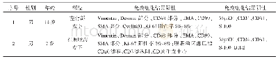 《表2 2例血管瘤样纤维组织细胞瘤免疫组化结果》