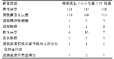 《表1 TAUS、CTU及病理检查结果分析》