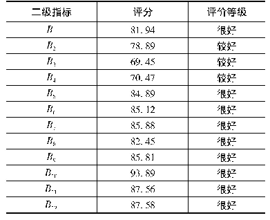 表5 二级指标评价等级：铁路机车驾驶员职业安全适应性评价