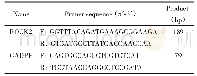 《表1 RT-q PCR引物序列》