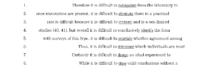 《表5 it is difficult to的部分检索行》